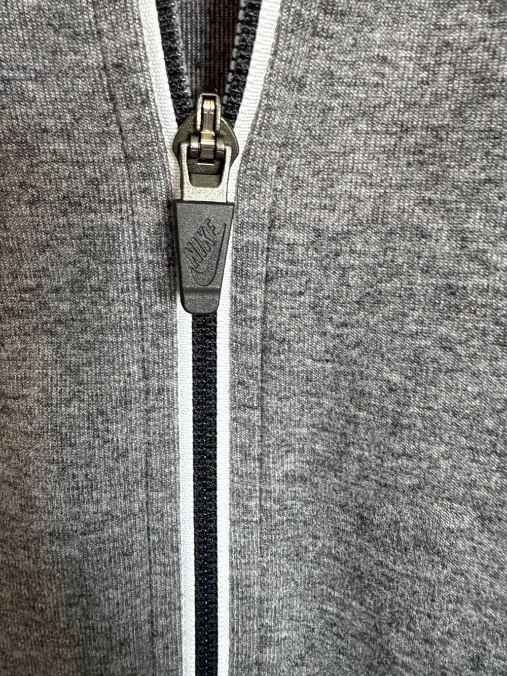 Nike women’s  Dark Gray Full-Zip Track Jacket with White Logo